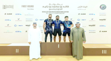 تتويج ذهبي عبدالله الفارسي في بطولة الجوجيتسو بالإمارات